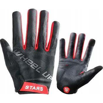 Cyklistické rukavice Cyklistické rukavice Wheel-Up M černé