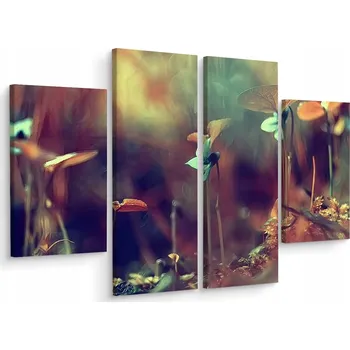 Obraz Čtyřdílný Obraz ROSTLINY Příroda Makro 3D 200x150