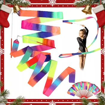 Dámské oblečení SZARFA GIMNASTYCZNA WSTĄŻKA NA TANEC BALET BAREVNÁ PÁSKA TANEC DĚTI