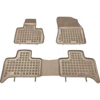 autokoberec Gumové autokoberce béžové BMW X5 (E53) 1999-2006