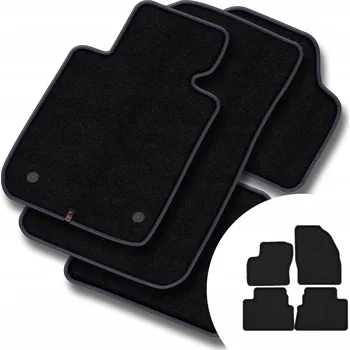 autokoberec Velurové autokoberce bez zápachu, včetně upevnění Motos