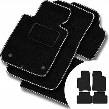 autokoberec Velurové autokoberce Motos 4 ks