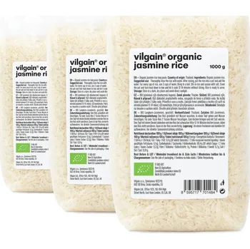 Rýže Vilgain Jasmínová rýže BIO - 3x 1 000 g