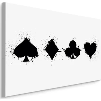 Obraz Obraz Canvas ABSTRAKCE Symboly Karty Dekor 30x20