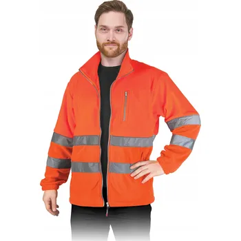 Pánská mikina MIKINA FLEECOVÁ VÝSTRAŽNÁ - POLSTRIP 3XL