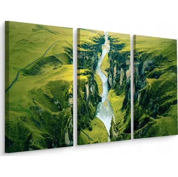 Obraz Třídílný obraz KAŇON Island, příroda 180x120 cm