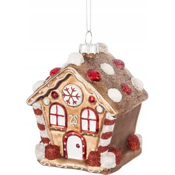 Vánoční dekorace Zdobená Vánoční Koule , tvarované Vánoční Baňky , vánoční koule 8,5 cm, 1 ks