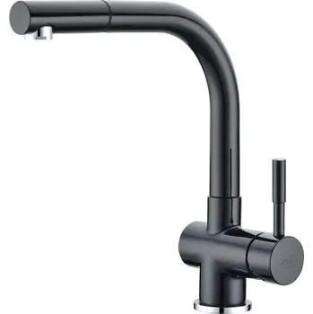 Vodovodní baterie dřezová baterie Blue Water LIRA černá matná