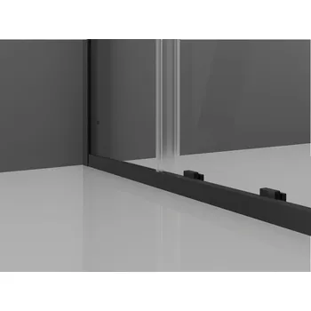 Sprchové dveře MEXEN/S - Exo sprchový kout, posuvné dveře 150 x 90, transparent, černá 8151-150-090-70-00
