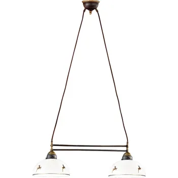 Kolarz 731.82.150 - Lustr na lanku NONNA 2xE27/75W/230V jeleni rose gold