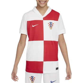 Míčový sport Dres Nike CRO Y NK DF STAD JSY SS HM 2024 fq8579-100 Velikost S (128-137 cm)