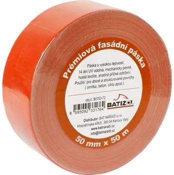 Páska fasádní oranžová 50 mm x 50 m