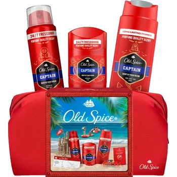 Kosmetická sada Old Spice Captain dárková sada v cestovní taštičce