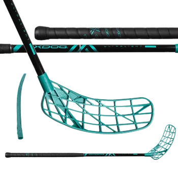 Florbalová hůl Oxdog Ultralight HES 31 TQ 92 cm (= 103 cm) pravá kulatá (pravá ruka dole)