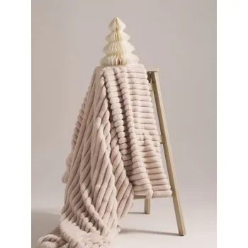 Přehoz na lůžko Sinsay - Přehoz na postel - béžová - 815FU-02X - 815FU-02X-ONE