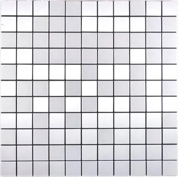 Mozaika WzorcowniaStudio 29 x 29 cm, odstíny šedé a stříbrné