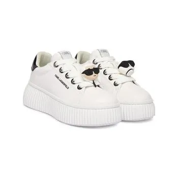 Dámská obuv Sneakersy KARL LAGERFELD Kreeper Lo KL42336T Bílá 40