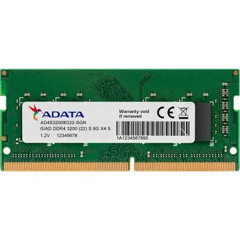 ADATA AD4S32008G22-SGN Paměťový modul 8 GB (1x8 GB) DDR4 3200 MHz