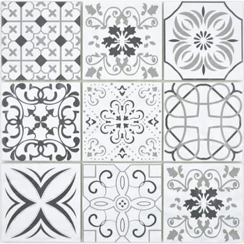 Obklad Skleněná mozaika WzorcowniaStudio 30 x 30 cm bílá