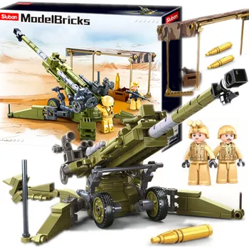 ostatní stavebnice Stavebnice Sluban Vojenské Dělo Proti Tankům