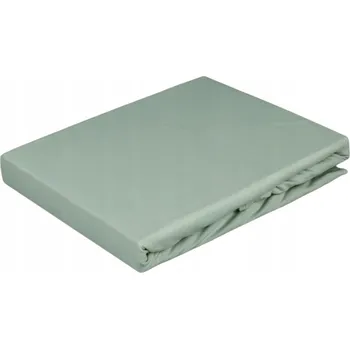 Prostěradlo PROSTĚRADLO ZELEŇ 160x200 cm S GUMIČKOU NA VYSOKÝ MATRACE BAVLNA 100%