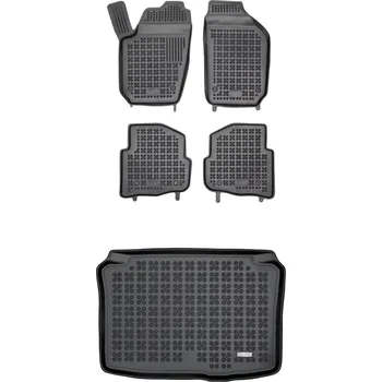 autokoberec Gumová sada autokoberců a rohož do kufru Škoda Fabia I 1999-2007 Hatchback
