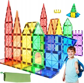 ostatní stavebnice Vzdělávací Kreativní Magnetické Stavebnice Silné Magnety 40 Dílků