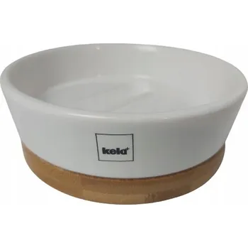 Mýdlenka Volně stojící Mýdlenka Kela Natura, bílá keramika