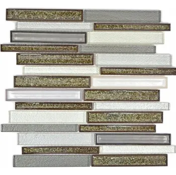 Obklad Mozaika WzorcowniaStudio 30 x 30 cm, odstíny šedé a stříbrné