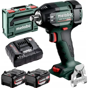 Akumulátorový rázový utahovák 18V 2x5.2Ah SSW 18 LTX 550 BL Metabo