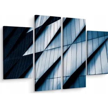 Obraz Vícedílný obraz MODERNÍ Budova 3D 120x90