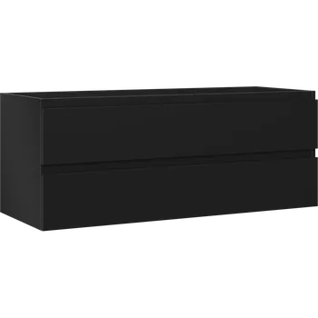 Koupelnový nábytek Mexen Orio koupelnová skříňka pod umyvadlo 120 cm, 2 zásuvky, černá mat - 91A10-12047-2-BFF71 Koupelnové skříňky