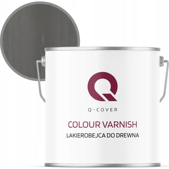 Lak na dřevo Lazurovací lak Q-COVER 5 l šedá satén