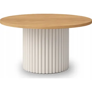 Konferenční stolek Kulatý konferenční stolek Ollio s kašmírovou nohou, 58 cm