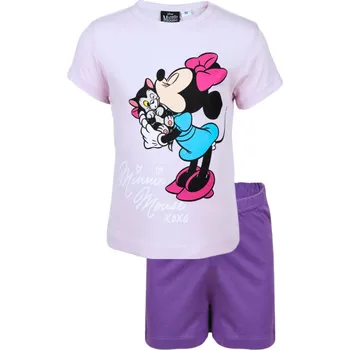 Dívčí pyžamo PYŽAMO MINNIE Erve 39032 růžovo - fialové short Velikost: 92