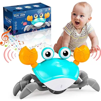 LEZOUCÍ KRAB INTERAKTIVNÍ SE ZVUKEM UTÍKAJÍCÍ CHODÍCÍ HRAČKA