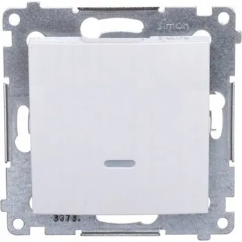 vypínač Jednopólový vypínač pod omítku Simon bílý DW1AL.01/11