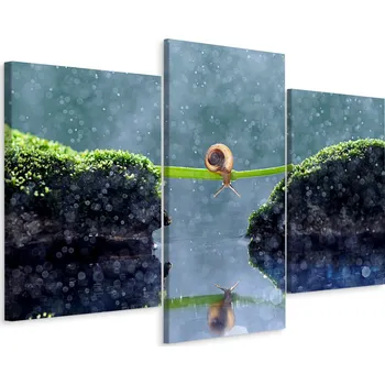 Obraz Obraz Triptych HLEMÝŽĎ Rostliny z Blízka 3D 90x60