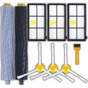 Sada příslušenství pro robotický vysavač Kartáče, válce a HEPA filtry pro iRobot Roomba 800/900 – sada náhradních dílů