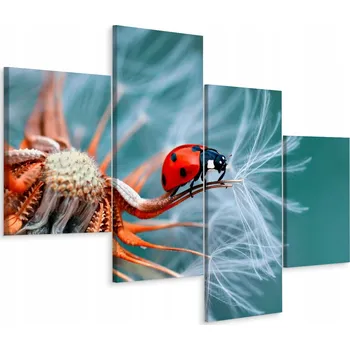 Obraz Čtyřdílný obraz BERUŠKA Makro Měřítko 3D 80x50