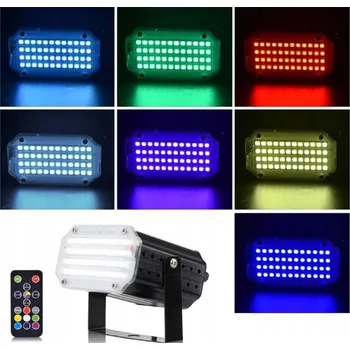IP kamera STROBOSKOPICKÉ SVĚTLO 48 LED RGB S DÁLKOVÝM OVLÁDÁNÍM PRO VÁNOČNÍ OSVĚTLENÍ