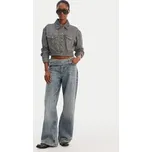 HUGO Jeansová bunda Galatea_B 50553000 Modrá Oversize XL