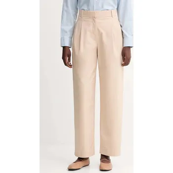 Dámské kalhoty Kalhoty Calvin Klein LV044D664G béžová 02X, vel. XS