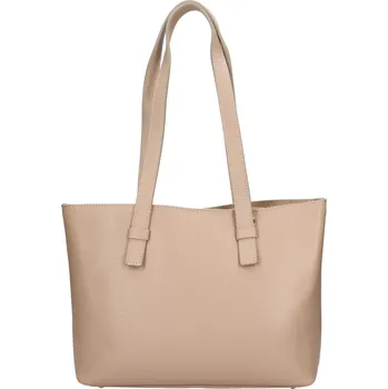 Kabelka Dámská kožená kabelka Italia Azalea - tmavě béžová