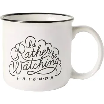 Keramický hrnek Friends|Přátelé: I'd Rather Be Watching (objem 415 ml)
