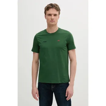 Pánské tričko Bavlněné tričko Aeronautica Militare TS2429J634 zelená 77X, vel. L