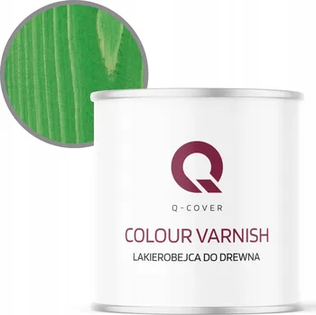 barva a nátěr na dřevo Lazurovací lak Q-COVER 2,5 l zelená satén
