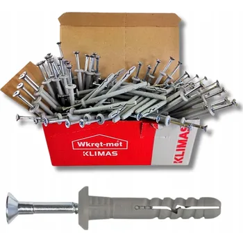 Vrták Hmoždinky do betonu Wkręt-Met 8 x 50 mm, 100 ks