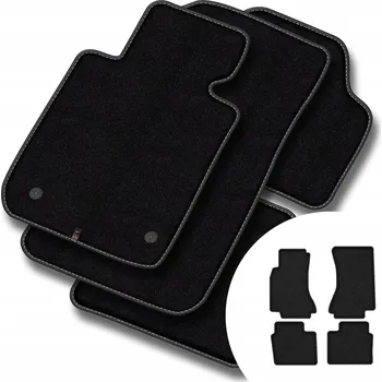 autokoberec Velurové autokoberce Motos 4 ks