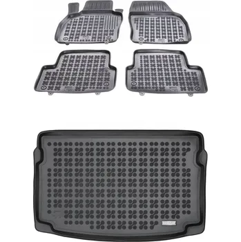 autokoberec Gumová sada autokoberců a vana do kufru Audi A1 II GB od 2018 (jednodílná podlaha kufru)